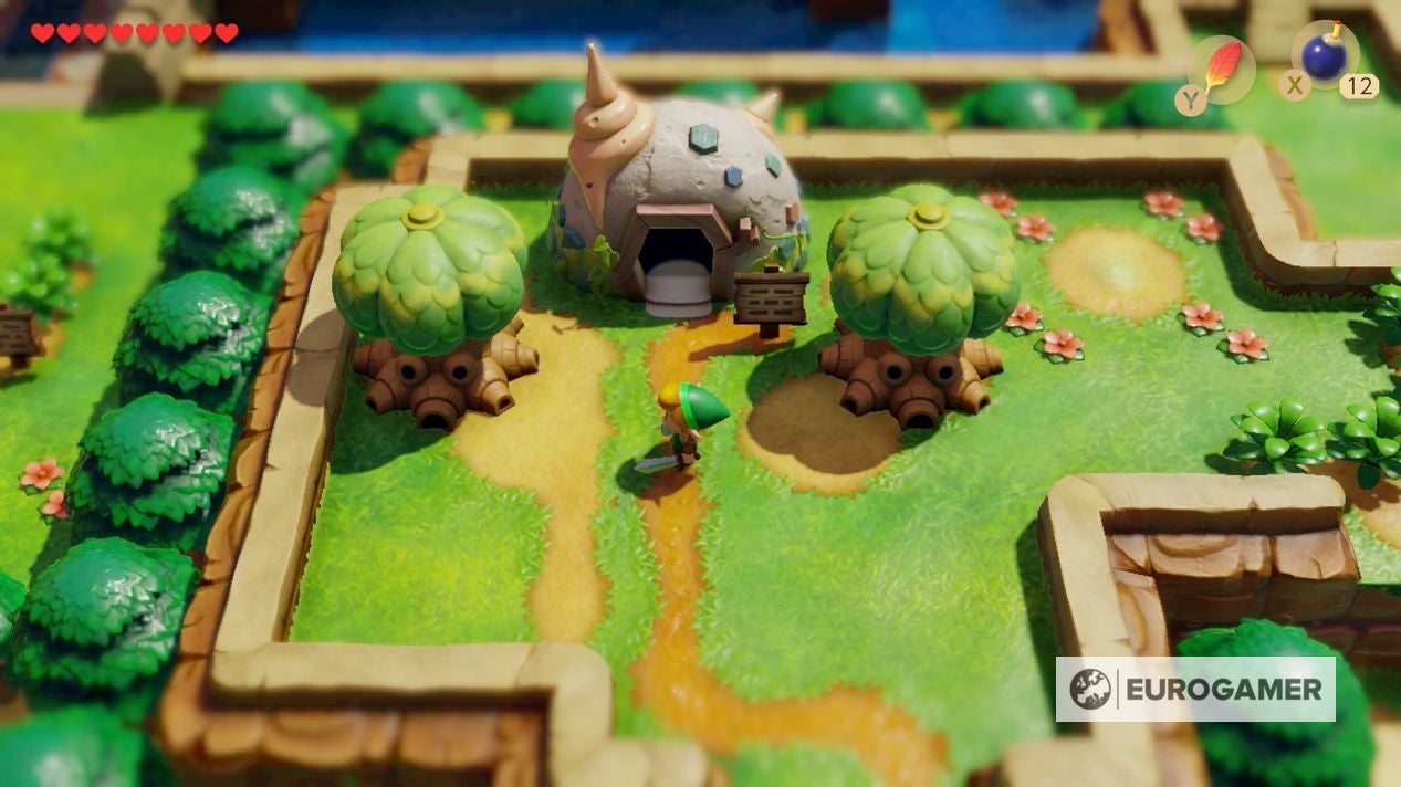 Zelda Link's Awakening Yarna Desert location, where to find Marin to